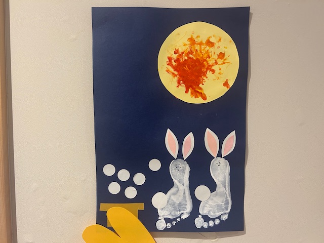 かわいいお月見製作🐰